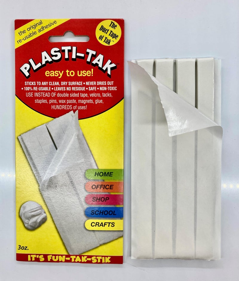 بلاستي-تاك PLASTI-TAK #99 أعواد لاصقة قابلة لإعادة الاستخدام على أي سطح جاف ونظيف، 3 أونصة. - Image 1